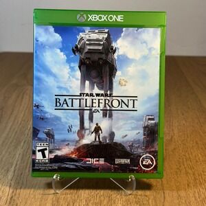 EA Star Wars Battlefront Xbox One OS Green Good Case and Manual Only No Game